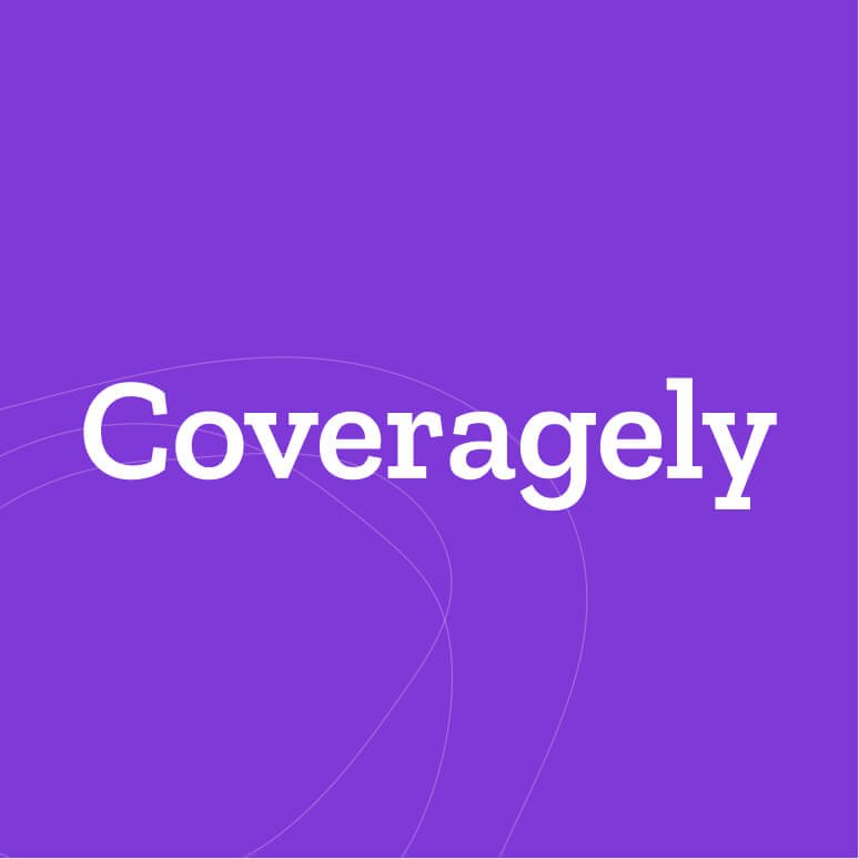 The new Coveragely logo