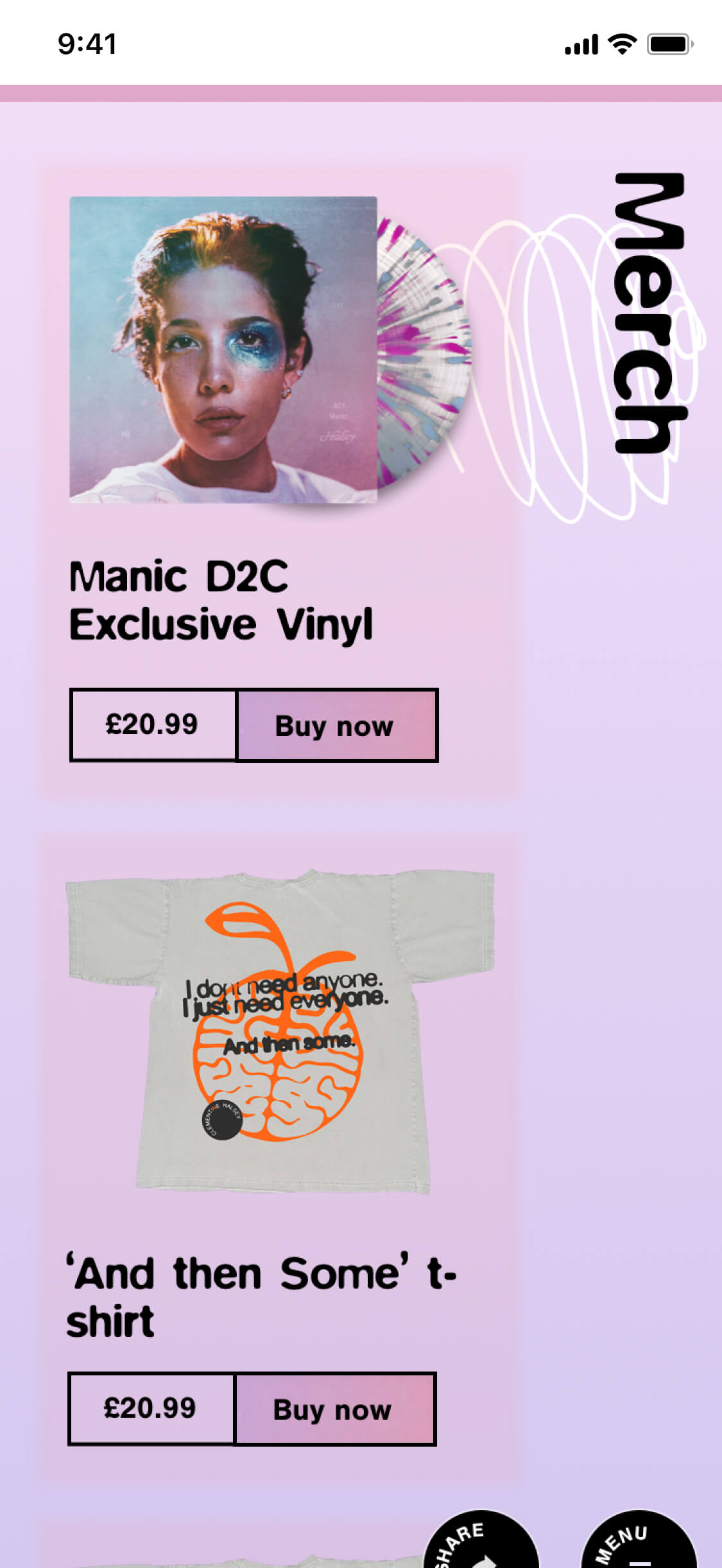The merch store at mobile scale