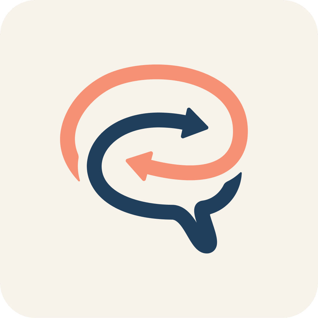The Speak Their Mind app icon, featuring the logo